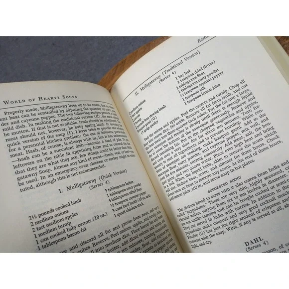 1969 A World Of Hearty Soups John Philips Cranwell Vintage Hardcover Cookbook - Picture 5 of 16